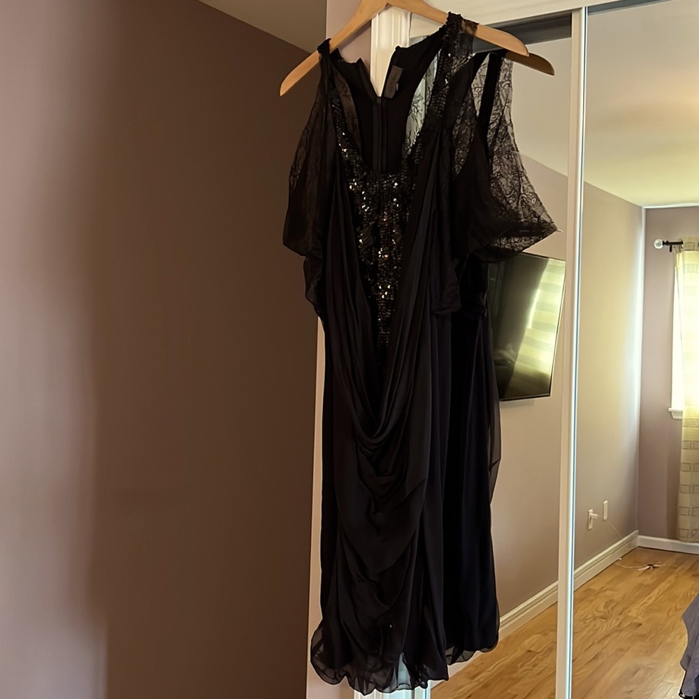 La Perla Black dress with lace and sequence